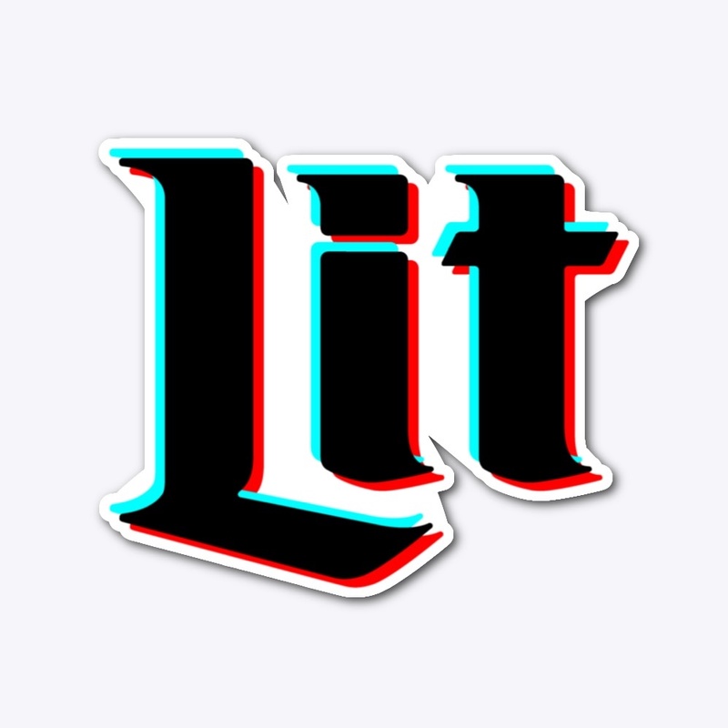 LIT APPAREL LOGO 3D