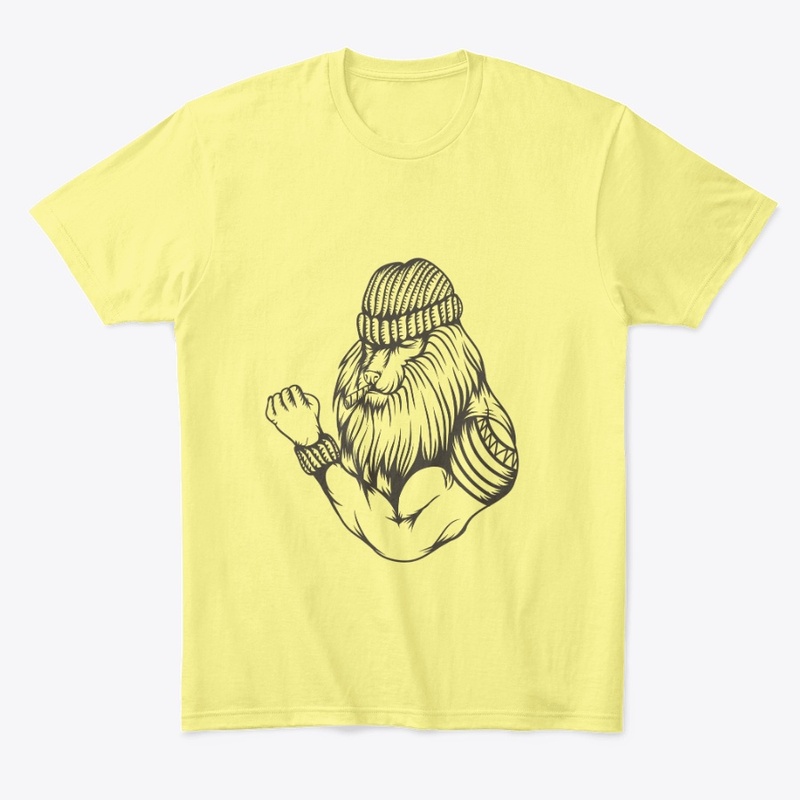 Smoking Lion Men's T-Shirt