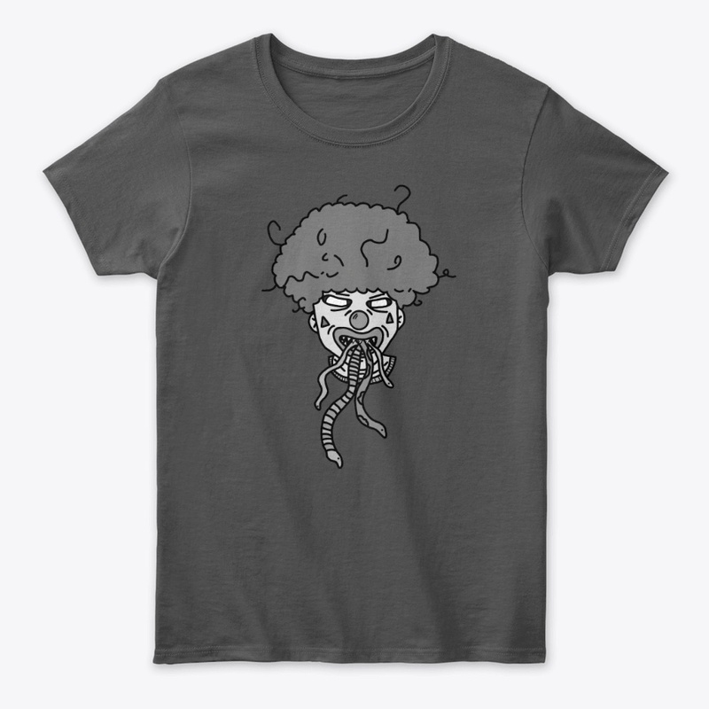 Clown and Snakes Tops (BW)