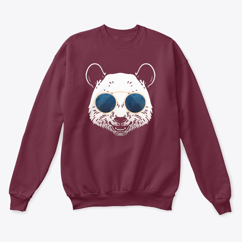 Cute Panda in Sunglasses (Colored+sg08)