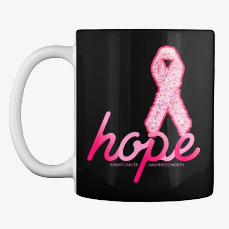 Hope Breast Cancer Awareness Pink Ribbon