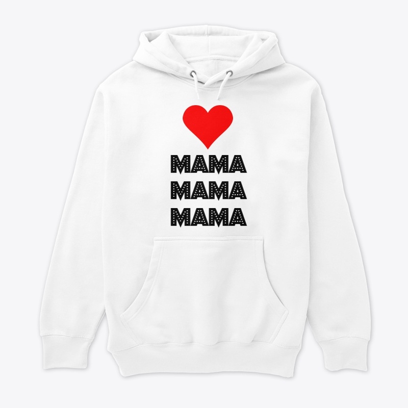 MAMA MAMA MAMA PRINTED HOODIE