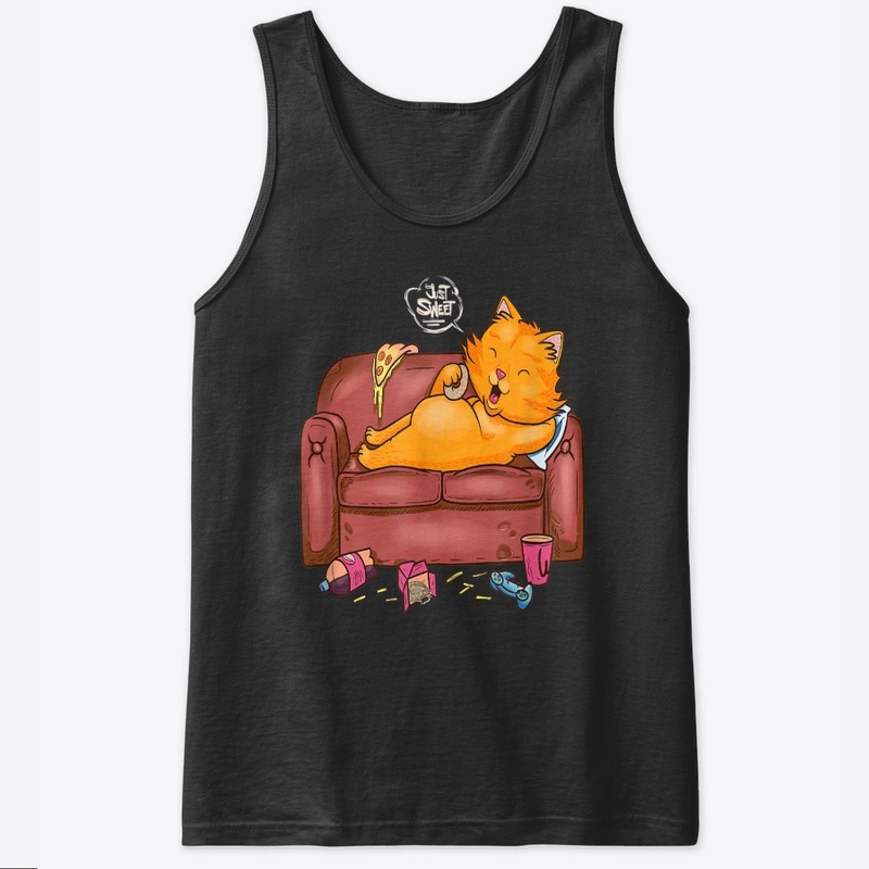 Lazy Cat Gift kitten Owner cat lover Fas