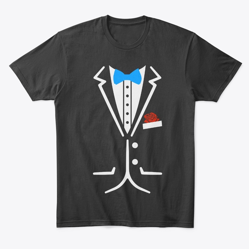 Fake Tuxedo Funny Lazy Wedding Fake Suit