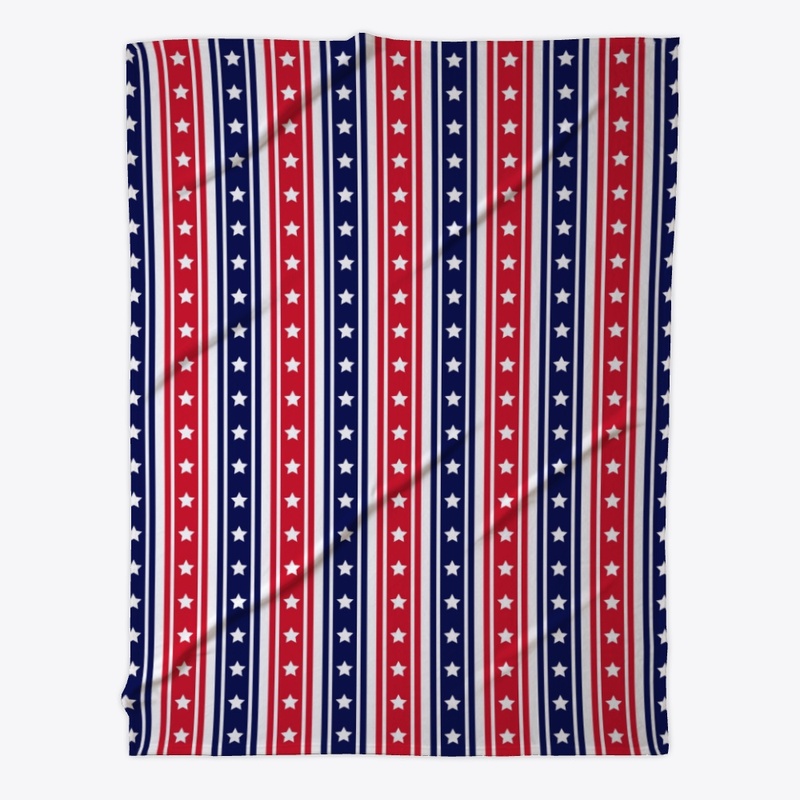 Trendy Patriotic Stars & Stripes