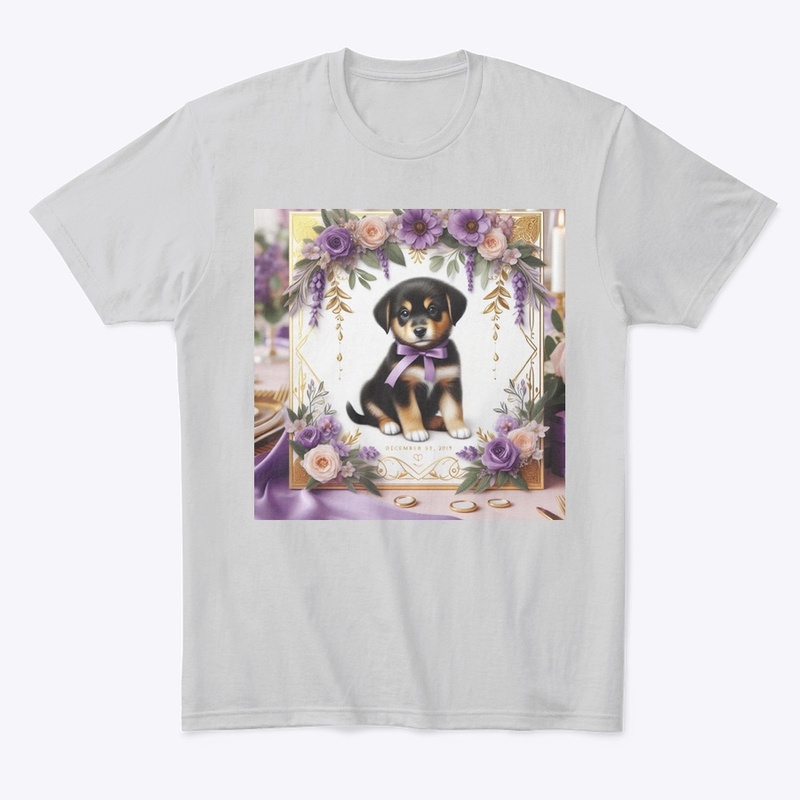 "Golden Blooms & Puppy Love"