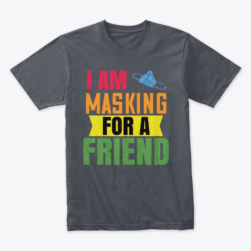 Masking for a Friend - rainbow colors