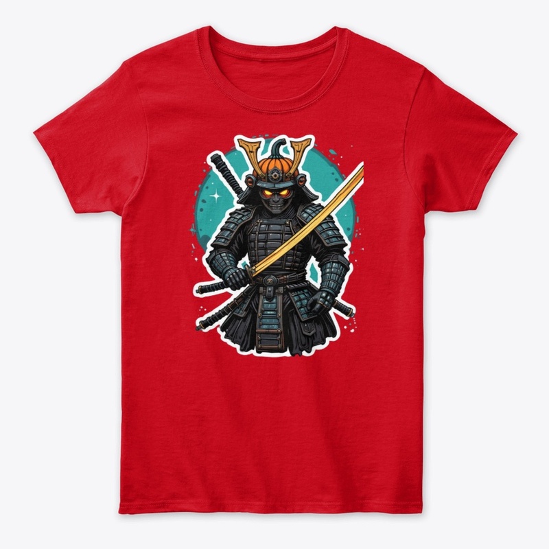Samurai Pumpkin Warrior Tee