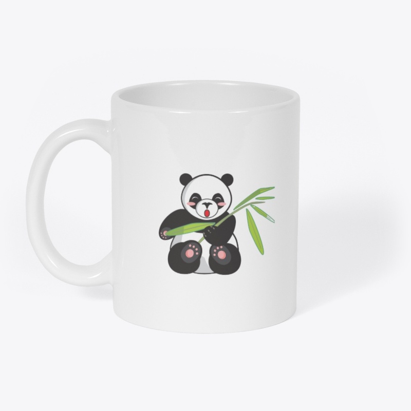 cute panda minimalistic art 