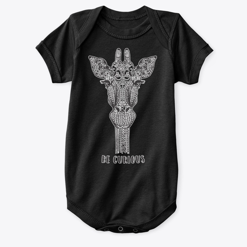 Be Curious Tribal Style Giraffe Gift