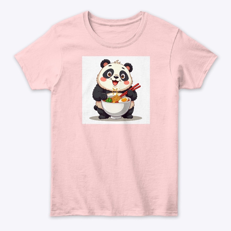 Ramen Panda Feast Cute Cartoon 