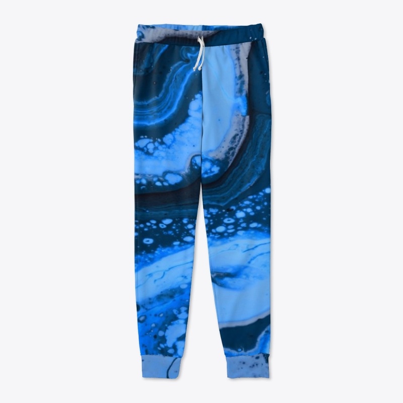 sticky blue oil