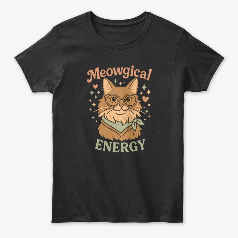 Meowgical Energy Vintage Tee