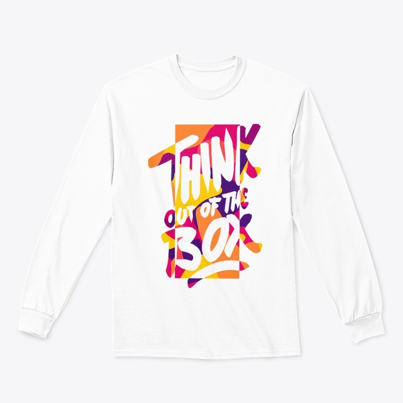 Think Out Of The Box Slogan Street Wear