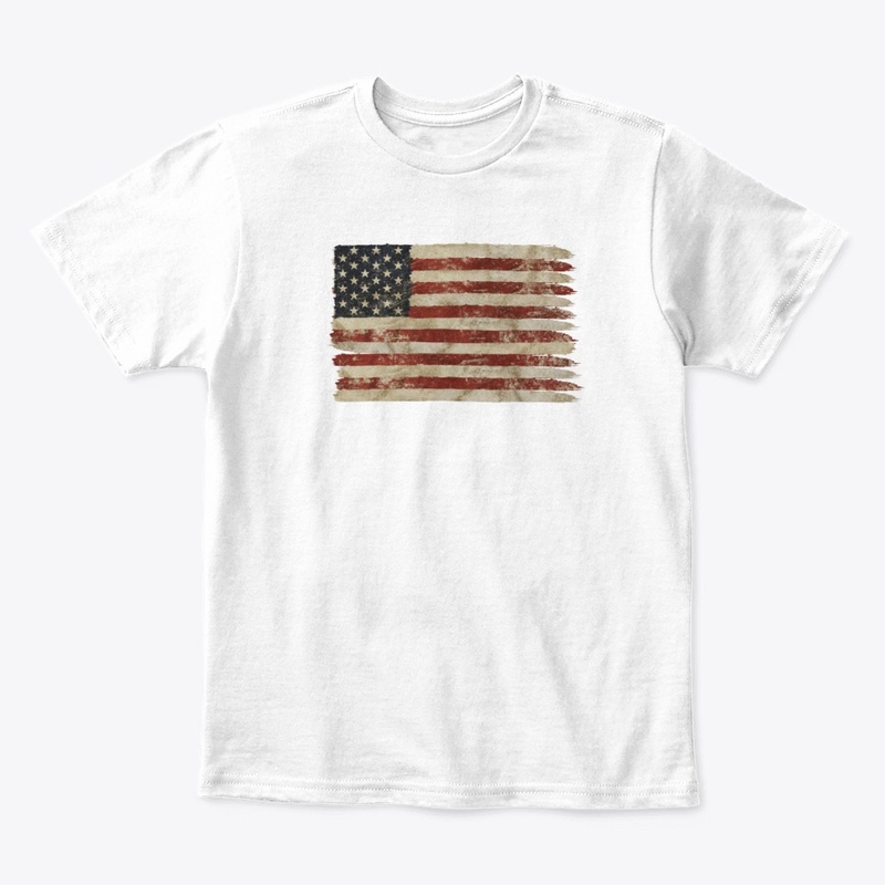 Weathered  American Flag