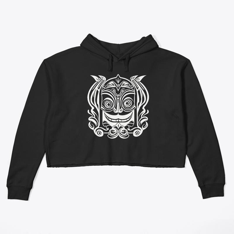 Smiling Face Tribal Design