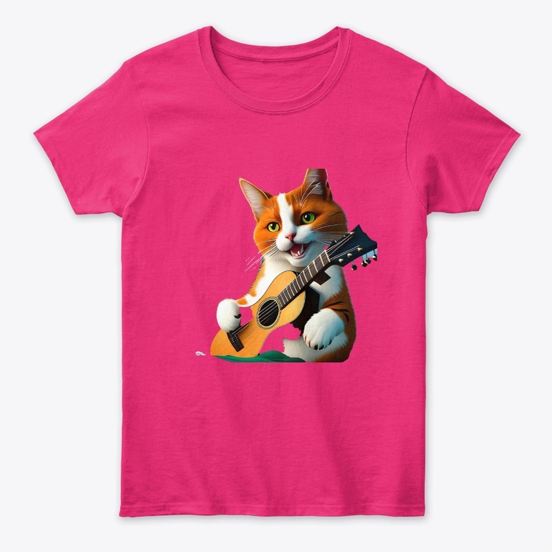 Cat Playing Guitar