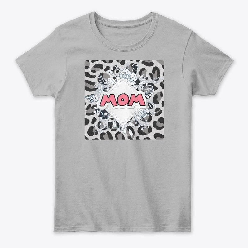 Mom with floral Leopard Print