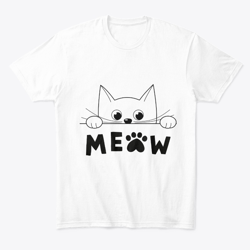 Cat meow, cute cat face 