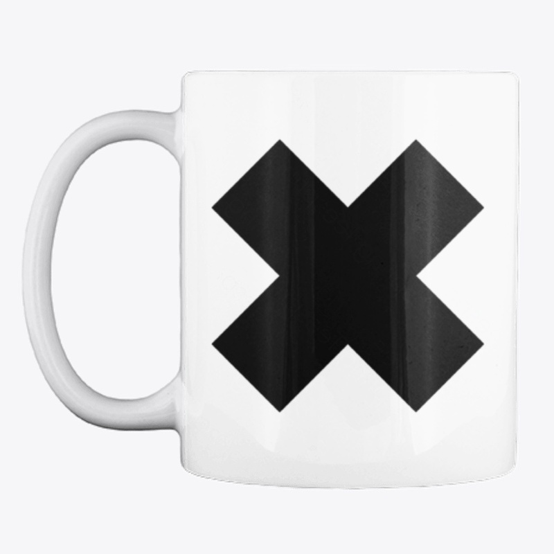 Taza Xtrent White & Black