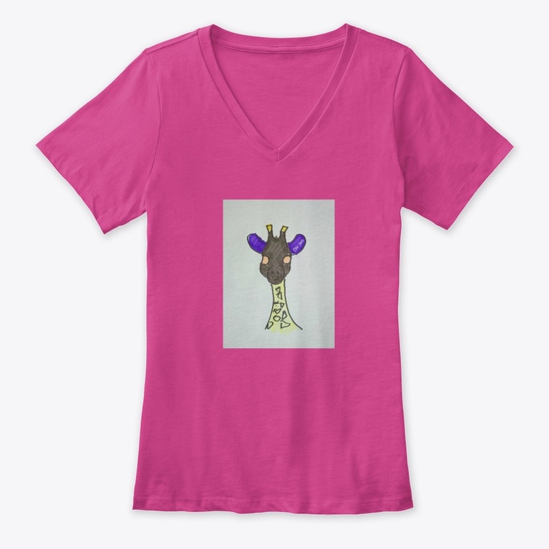 Div Jen Women's Premium V-Neck Tee