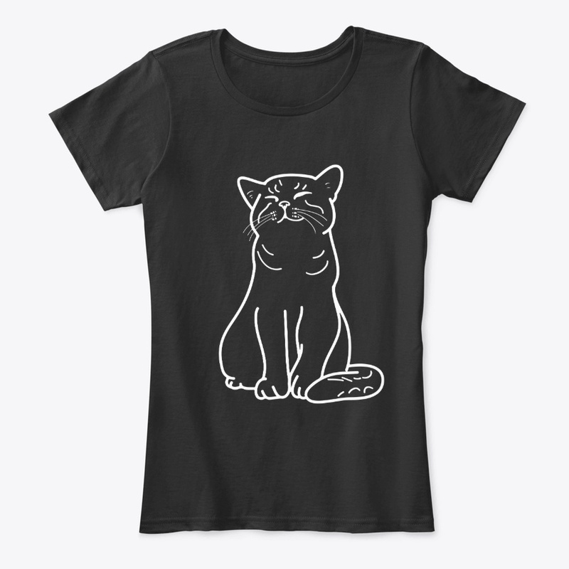 Standing Cat T Shirts For Women Funny