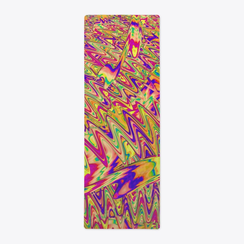 Psychedelic Colorful Neon Abstract Art