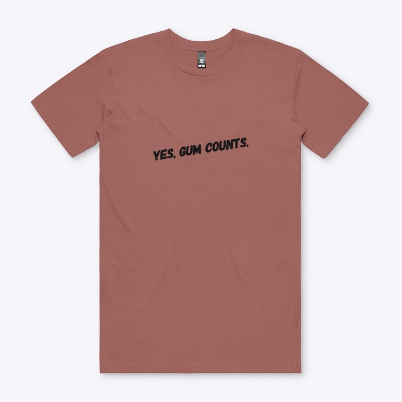 Yes, gum counts…