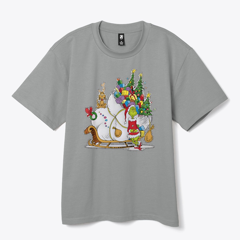 Festive Holiday Gift Sleigh Art