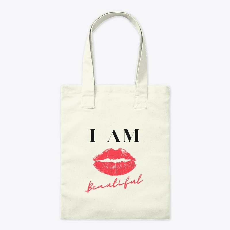 I Am Beautiful Lips Design 
