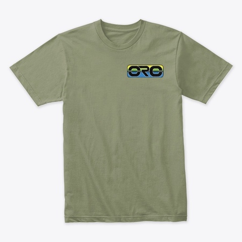 Orc Mixed Logo Collection Light Olive T-Shirt Front