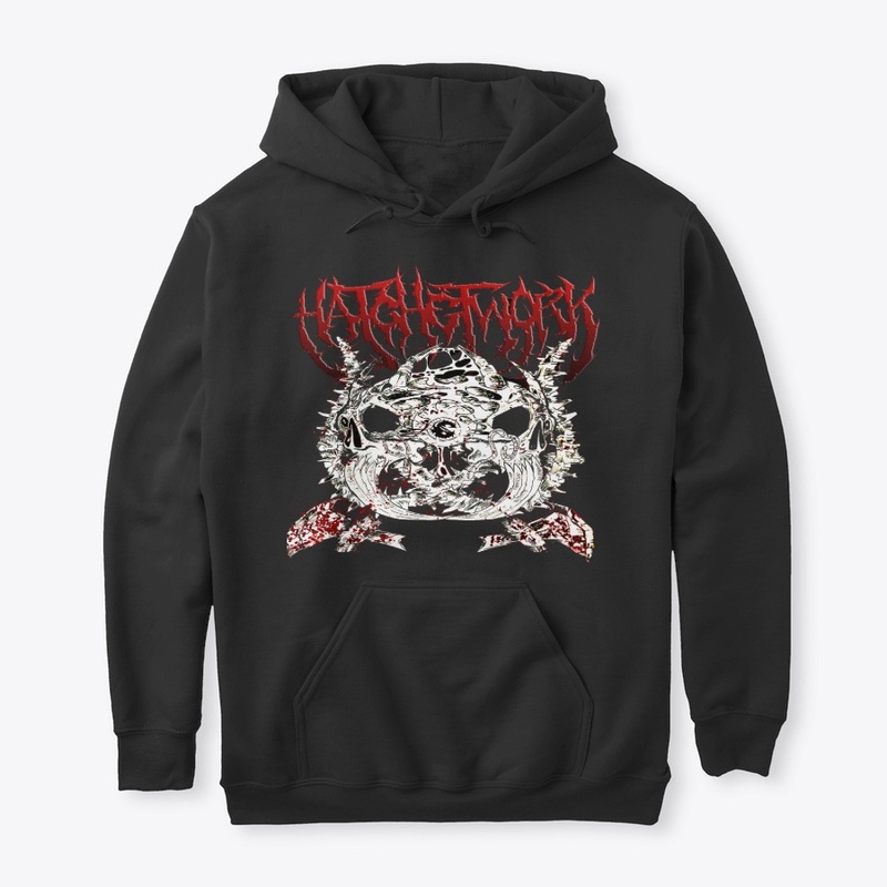 Hatchetwork Skull Hoodie 