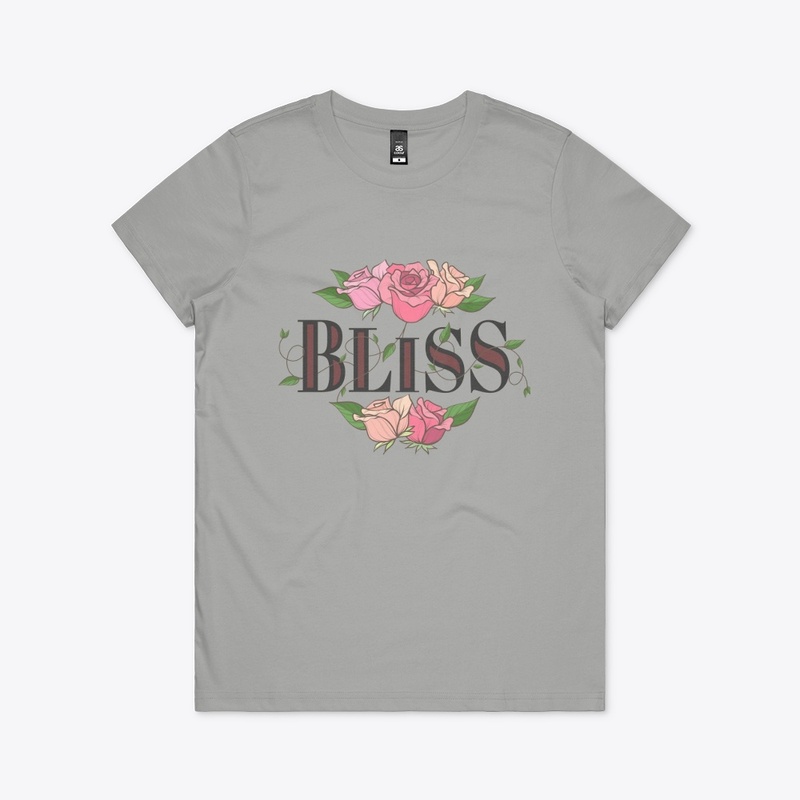 Floral Bliss: Women's Maple Tee