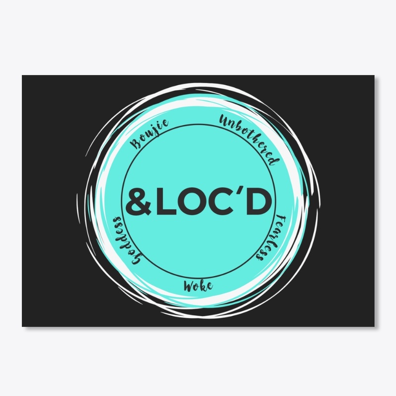 Boujie and LOC'd Turquoise White 