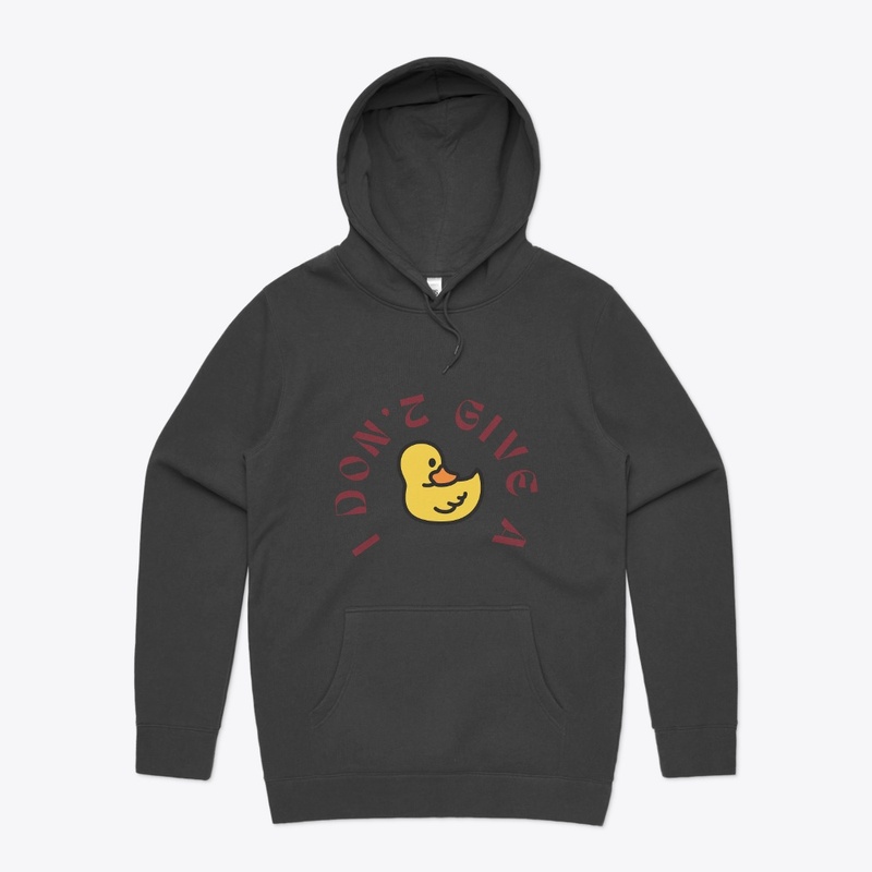 funny t-shirt i don't give a duck