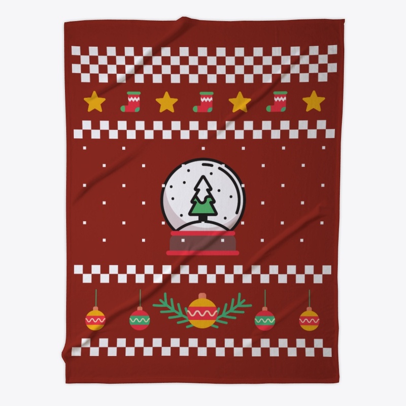 Snowglobe Christmas Pattern Ugly Sweater