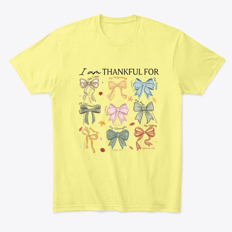 I'm thankful for...