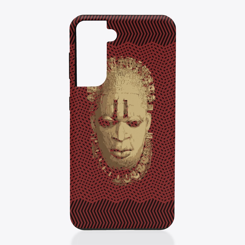 Benin Bronze Mask Of Queen Idia (Gold) 1