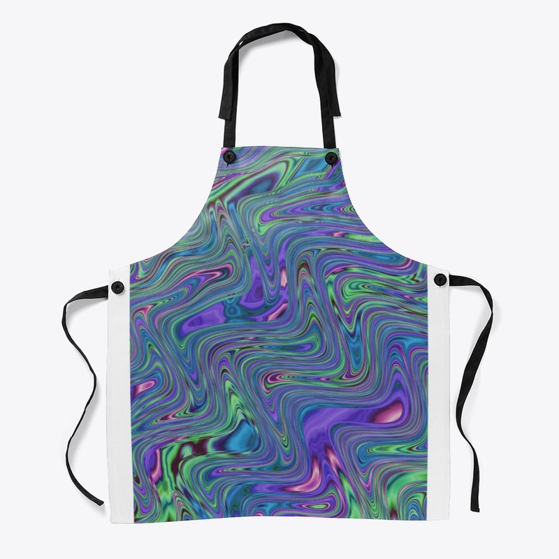 Colorful Swirly Squiggly Abstract Art