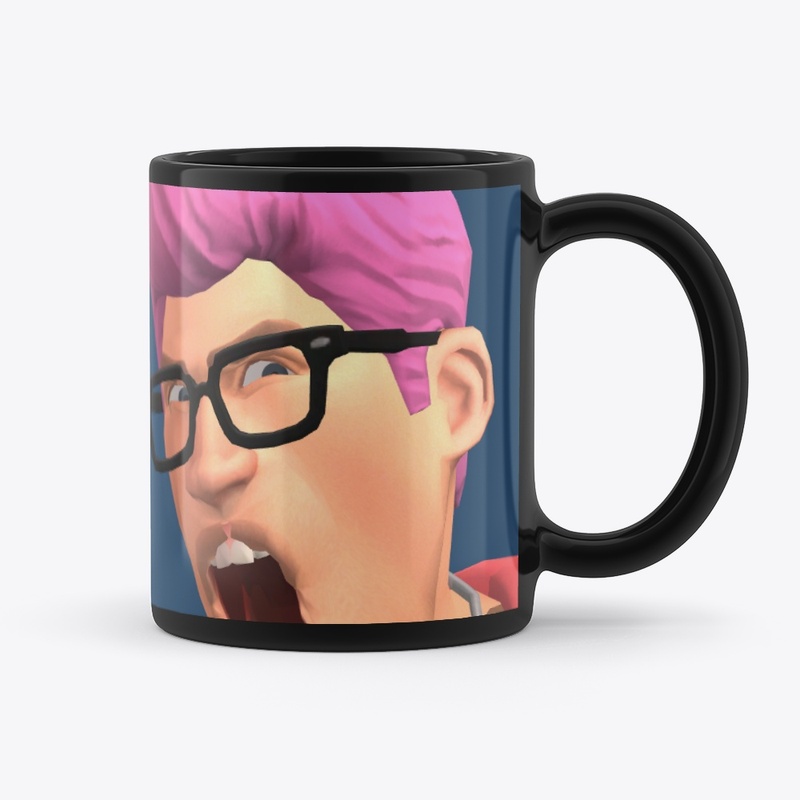 Raging Scout TF2 Mug