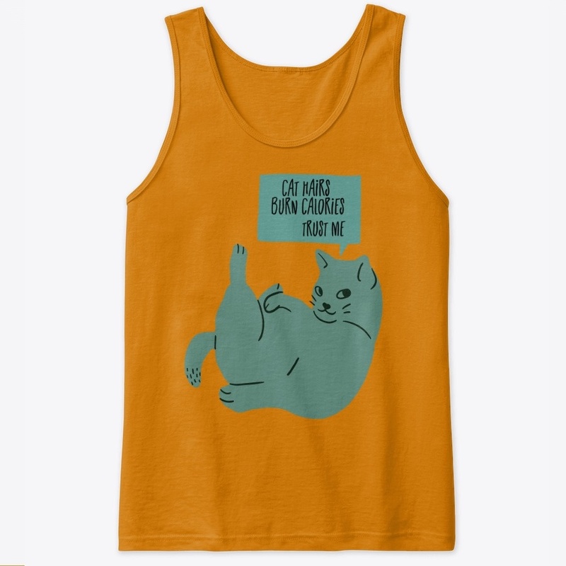 CAT HAIRS BURN CALORIES - FUNNY PET