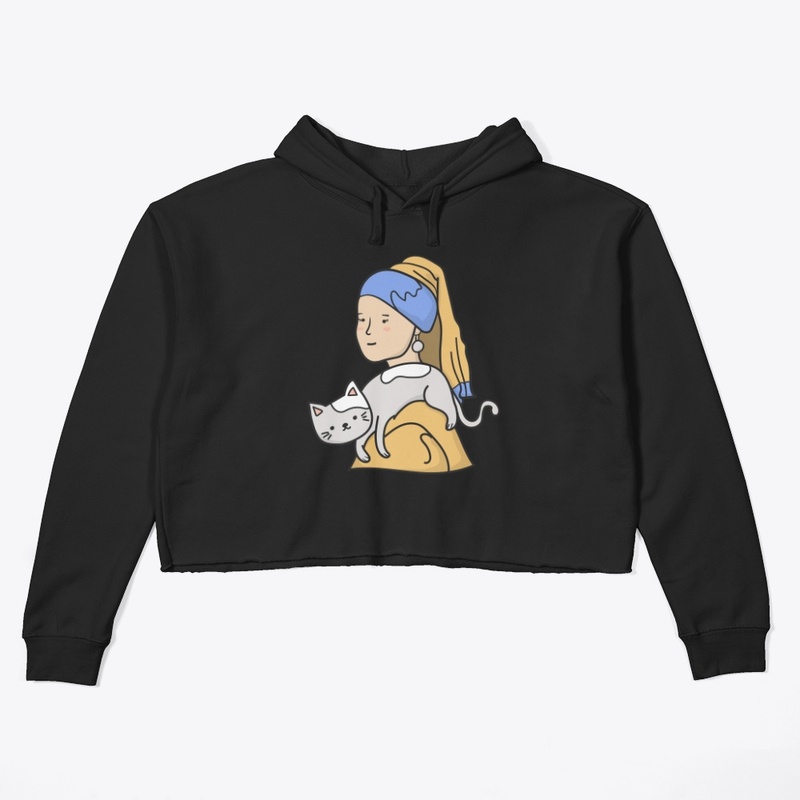 Cat mom, Girl with a pearl earring