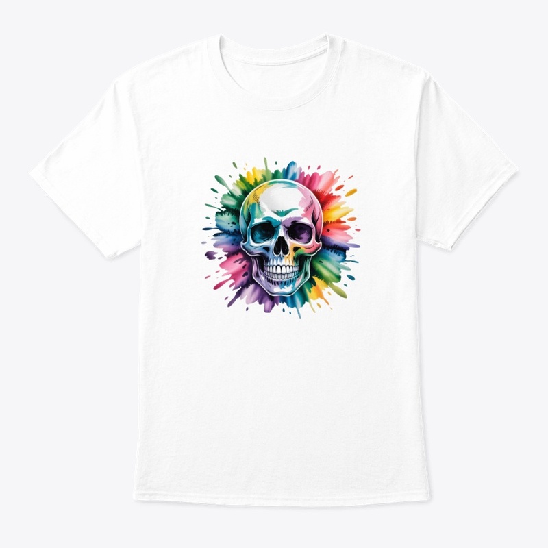 Skull and splashes