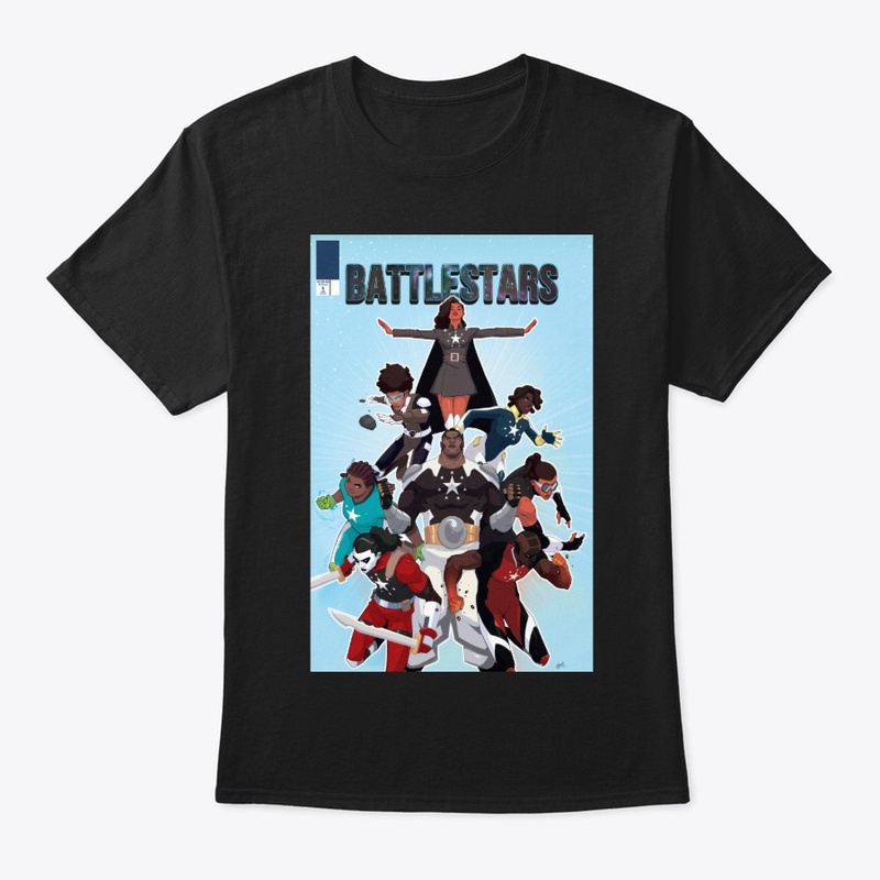 Battlestars Tee Black