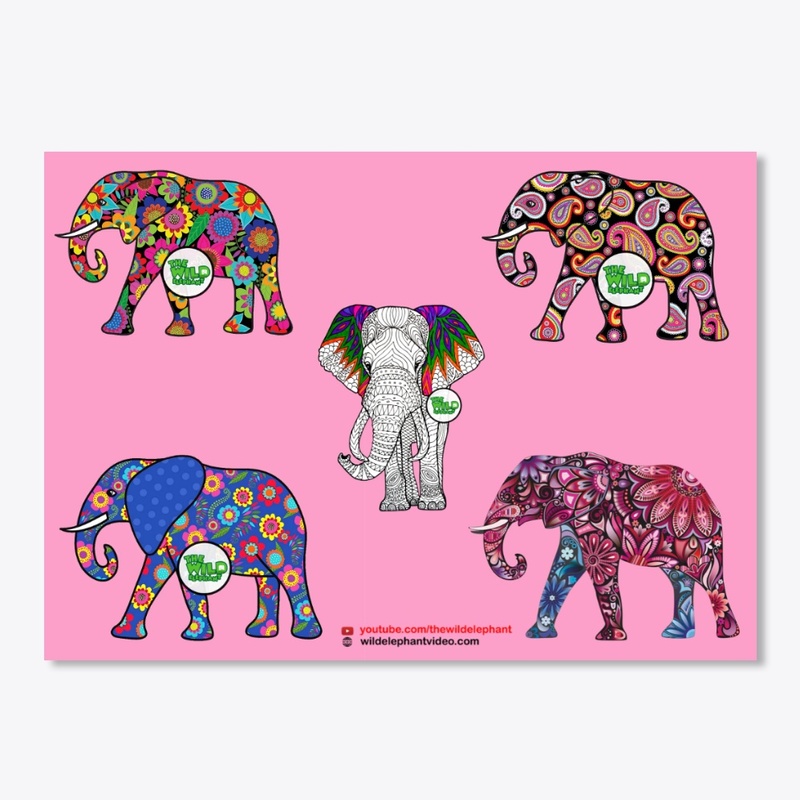 Elephant Design  Stickers