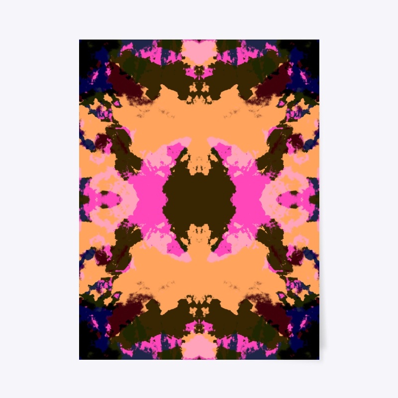 Katsue - Pink Batik Camouflage Mandala