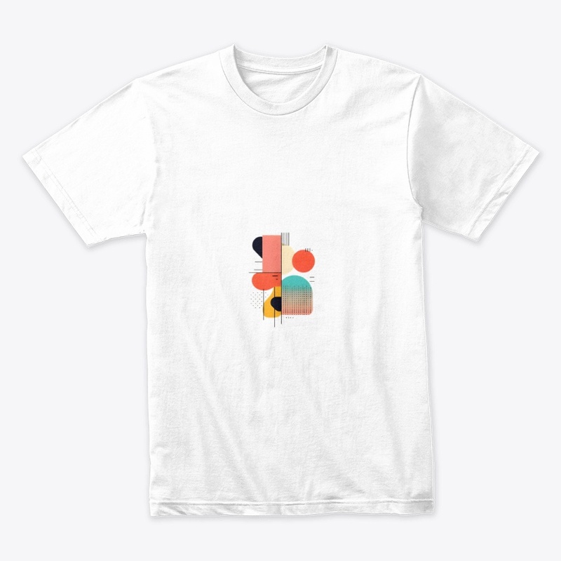 Minimalist graphic casual T-shirt design