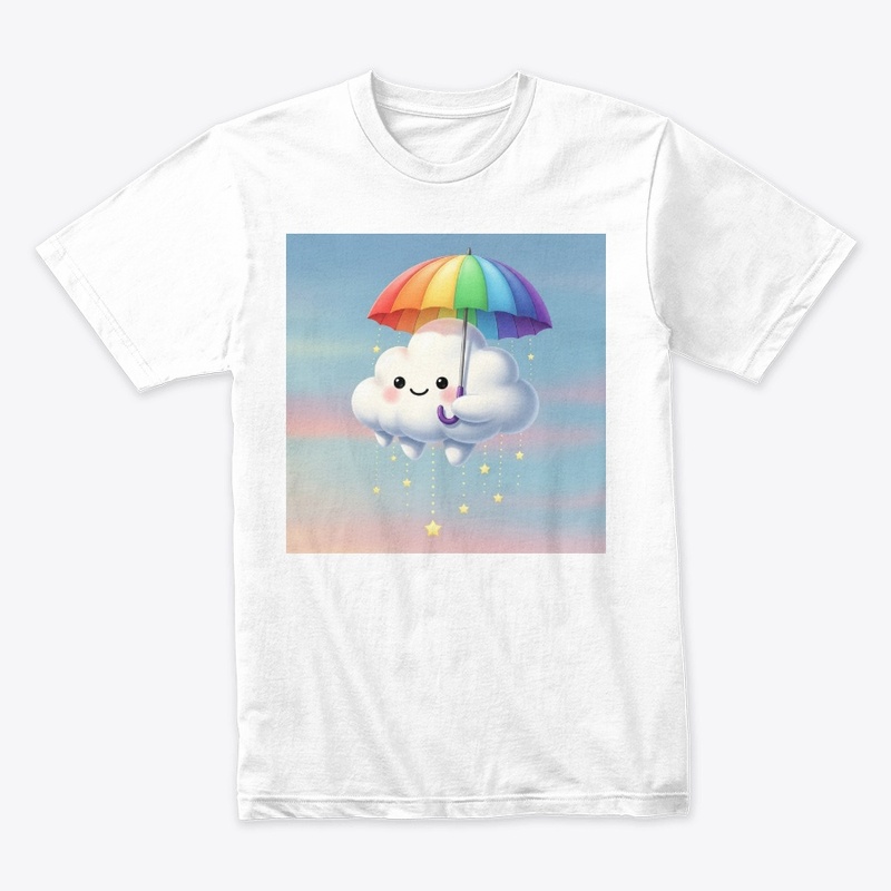 Cute Cloud &amp; Rainbow Umbrella