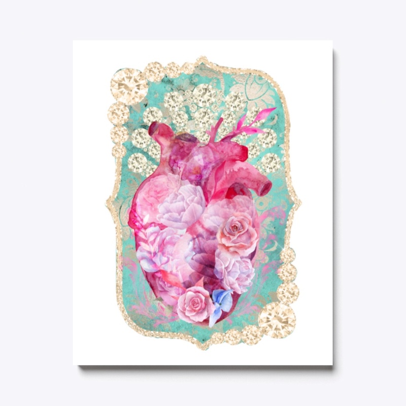 Shabby Pink Heart