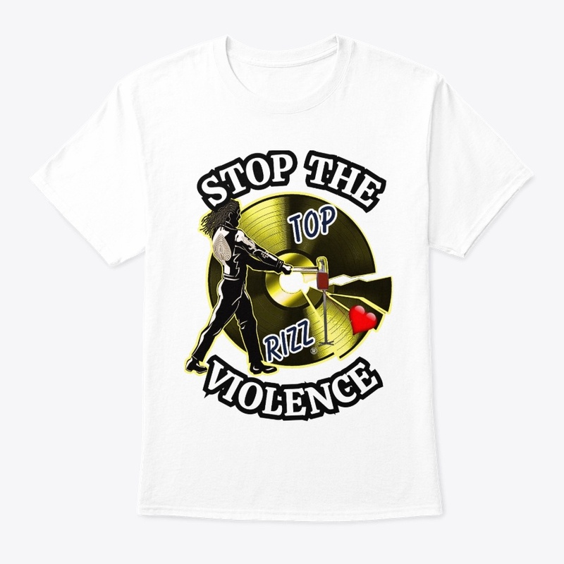 TOP RIZZ LOGO - STOP THE VIOLENCE 
